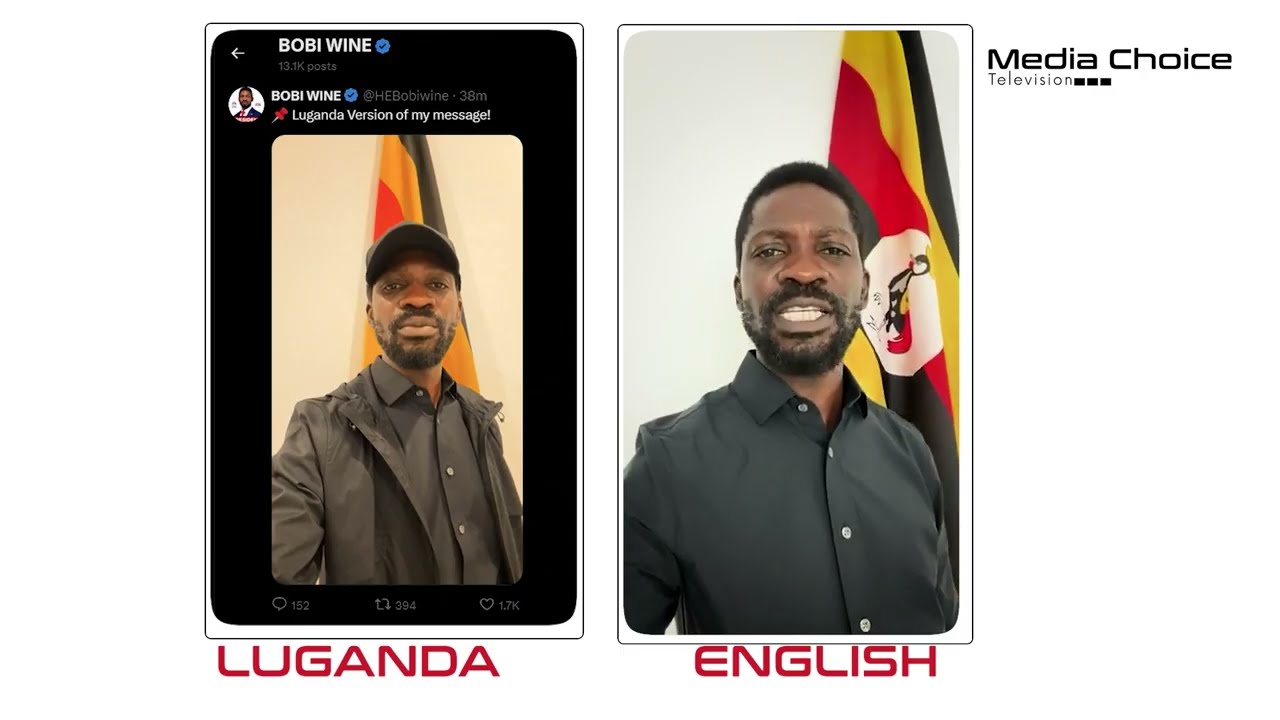 Video Message: Bobi Beats Dictator's Machinery to escape Brutality: English & Luganda Version