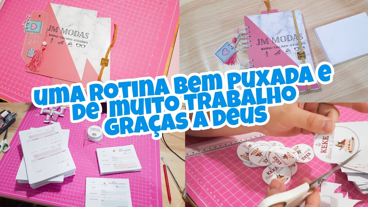 MUITO BATE PAPO E TRABALHO - CADERNO DE CONTROLE DE VENDAS - TAGS E ADESIVOS - ENVIEI 2 ENCOMENDAS