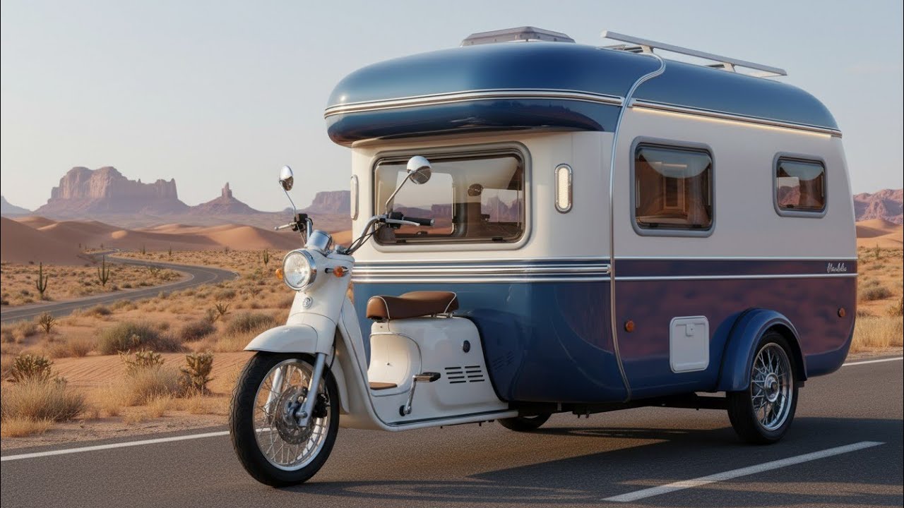 🚐🔥 Dieses 2027 Retro Camper Tricycle wird ALLES verändern! | Mini-Wohnmobil der Zukunft im Test