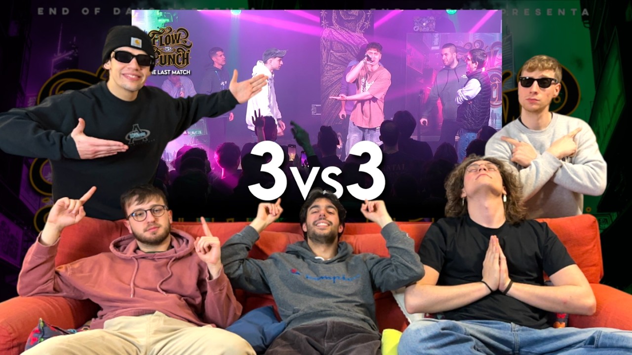 REACTION  3vs3 - BRUNO BUG, MUMEI & MORBO vs FRENK, KYN & YDROW - END OF DAYS: FLOW vs PUNCH