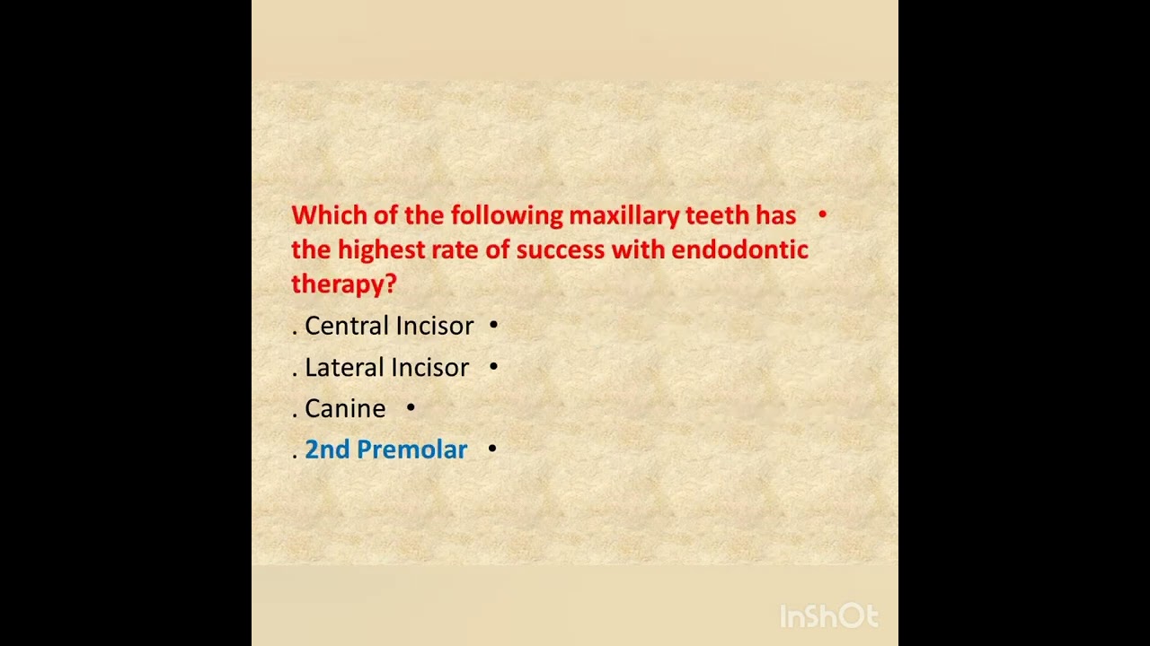 @اسئلة واجوبة في طب الاسنان باللغتين العربية والإنجليزية #بروميترك #prometric #dental