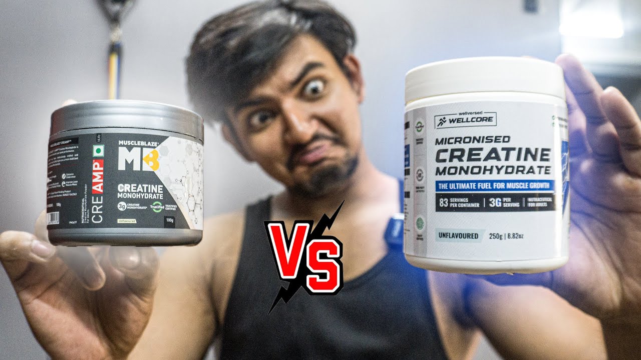 Wellcore Creatine vs Muscleblaze Creatine Creamp | Best Creatine Monohydrate