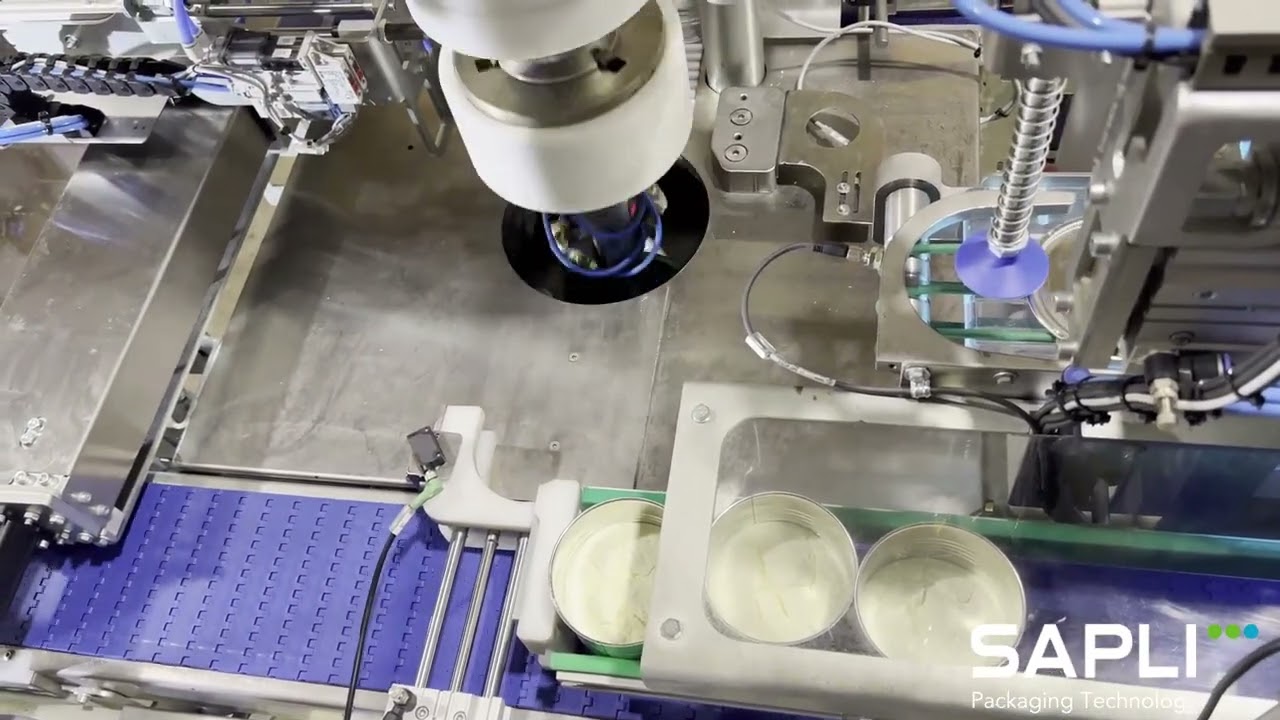 Infant formula can seaming machine