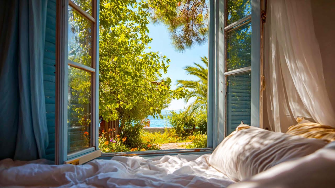 A Leisurely Spring Morning 🕊️ Birdsong, ASMR, Window Nature Ambience,.. for Weekend Rest Time
