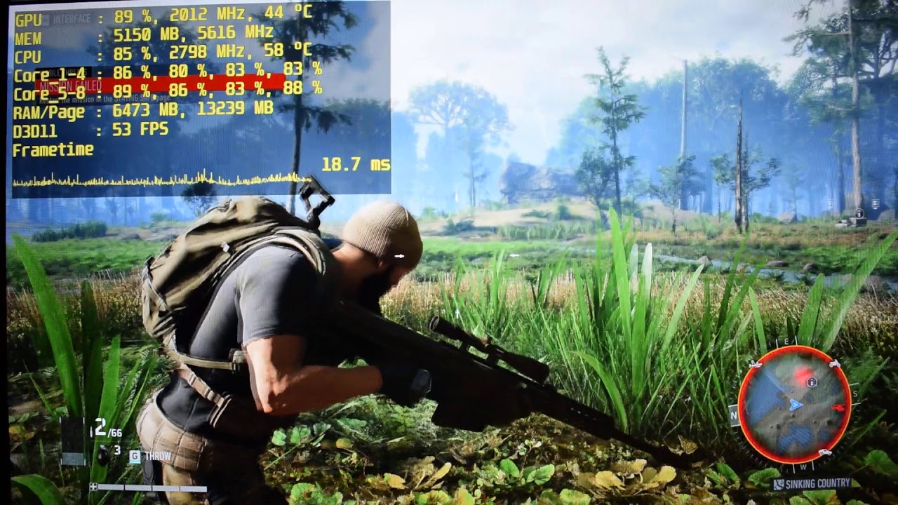 Ghost Recon Breakpoint Beta - i7 920 - GTX 1080 Ti - 1440p Test
