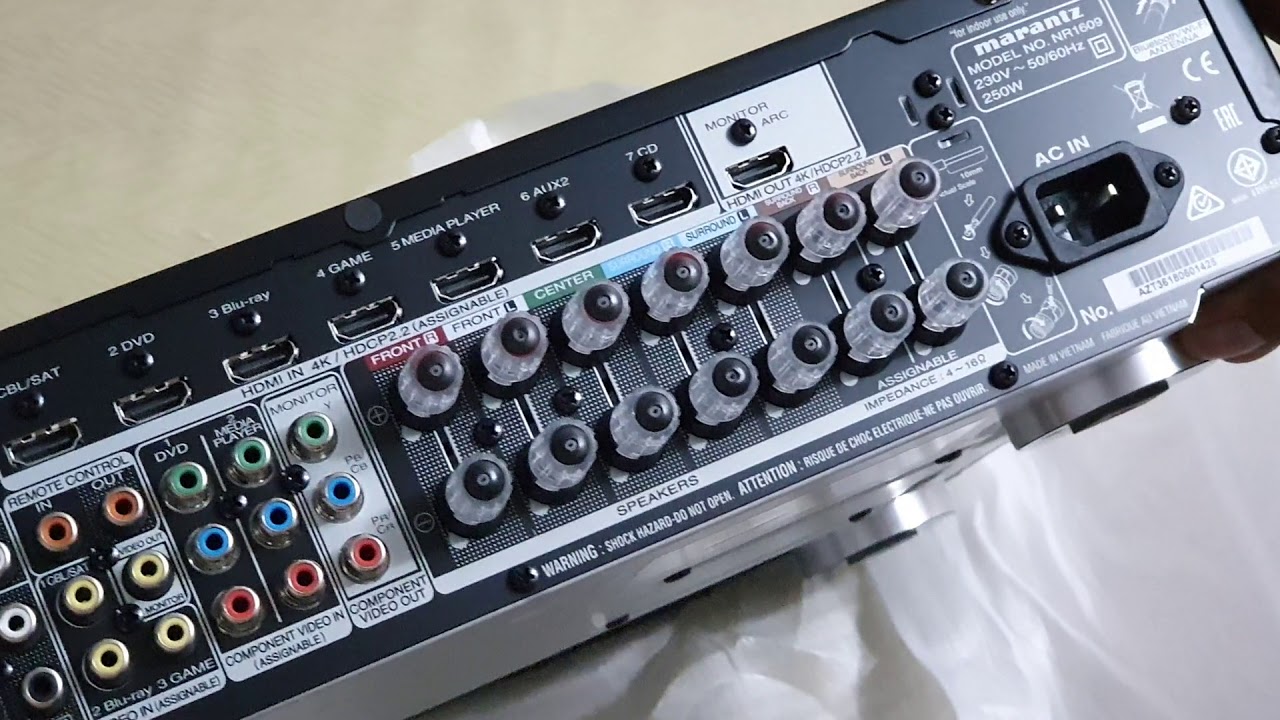 unboxing-MARANTZ NR1609