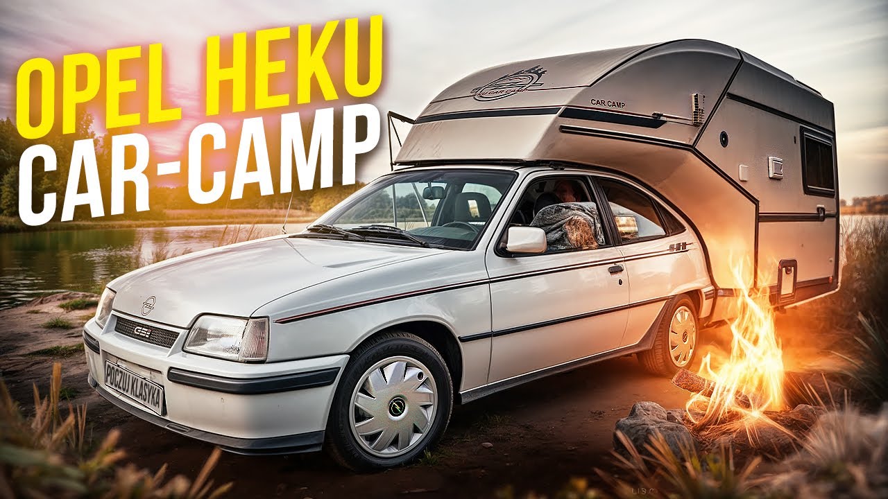 HEKU CAR Camp 🚐 Opel Kadett GSI, kt&oacute;rym możesz spać, gotować i jechać w trasę!