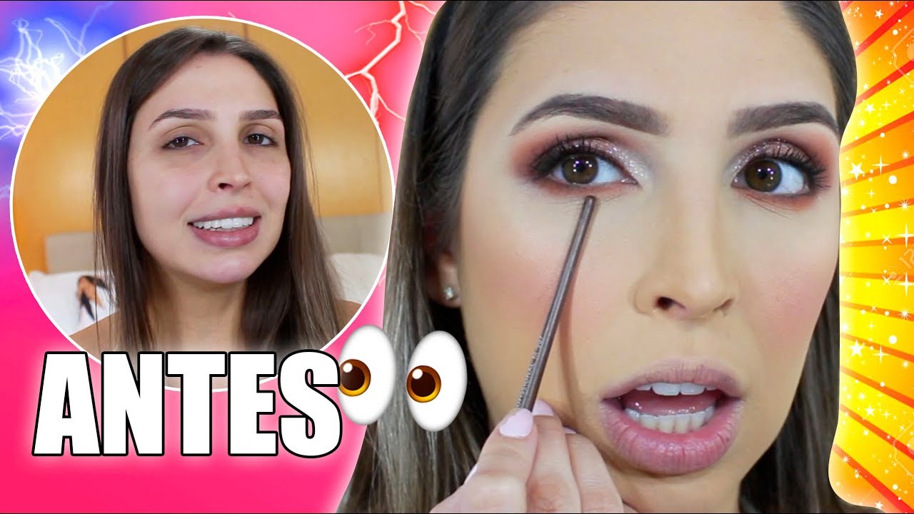 MAKE pra FESTA mais FÁCIL pra quem NÃO SABE se MAQUIAR | Julia Tedesco