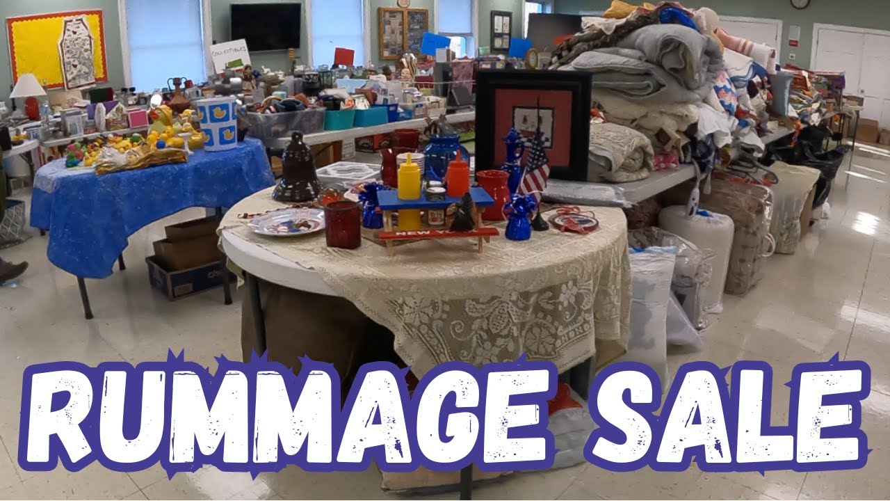SPOOKY $13 Rummage Sale Total On Friday The 13th! First Time At This Church!