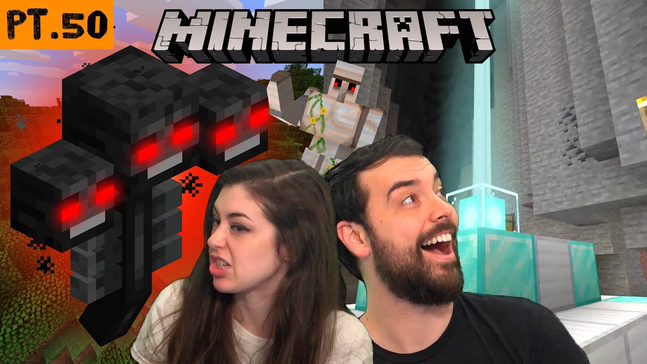 Using WATER DEFENSES against the Wither?? (Minecraft pt.50)