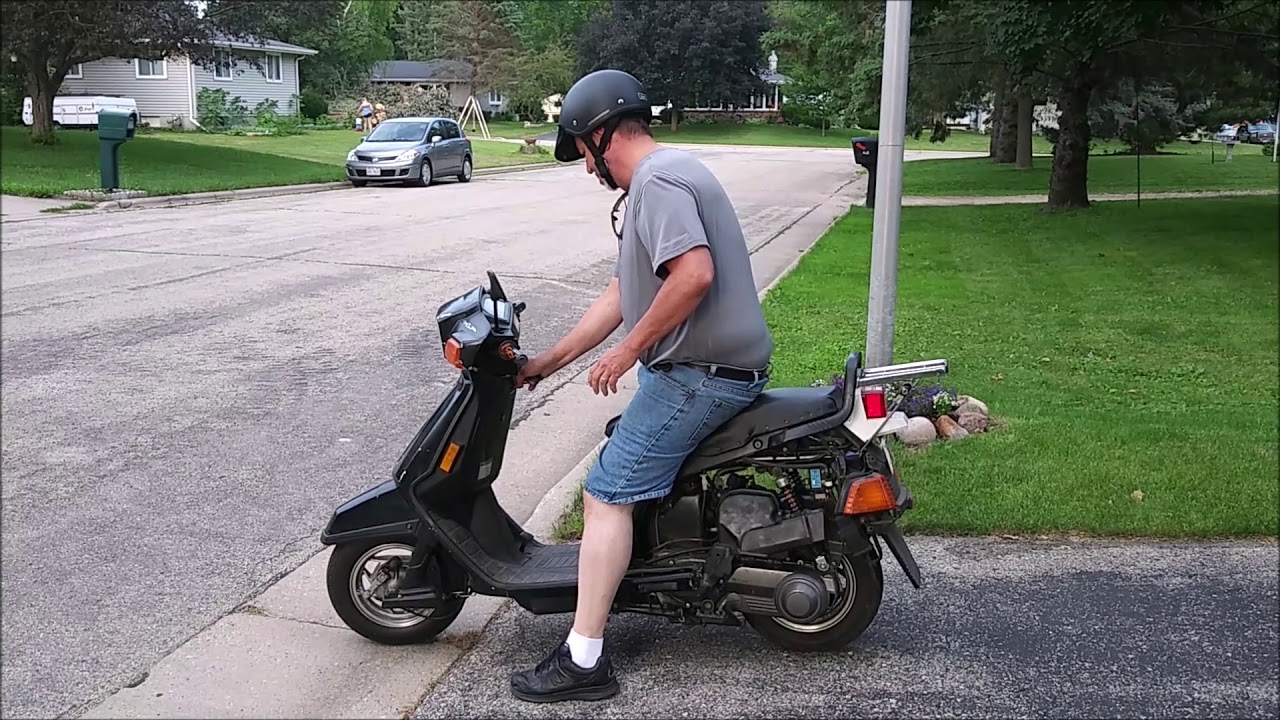 1993 Yamaha Riva xc125 (Yamaha Beluga)Test Ride