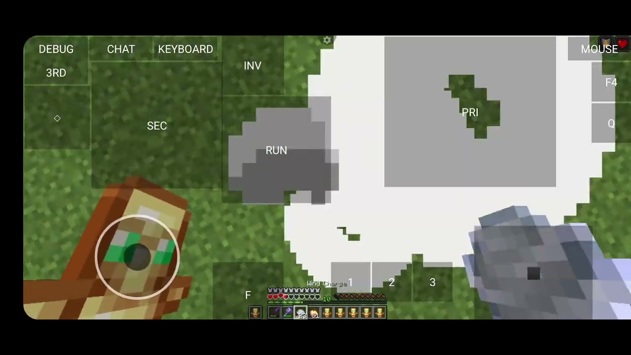 Trying to master the new weapon spear