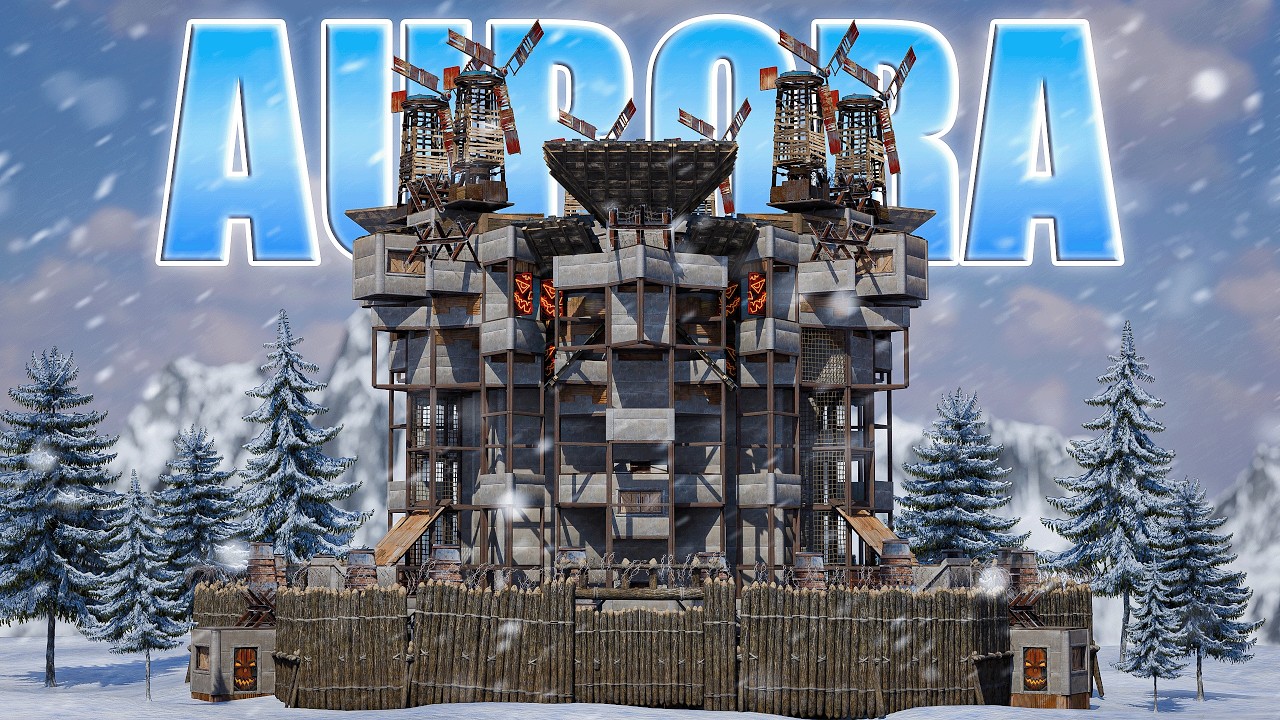 The Aurora | NEW META Single TC Egg Base 8-12 man | Rust Base Design