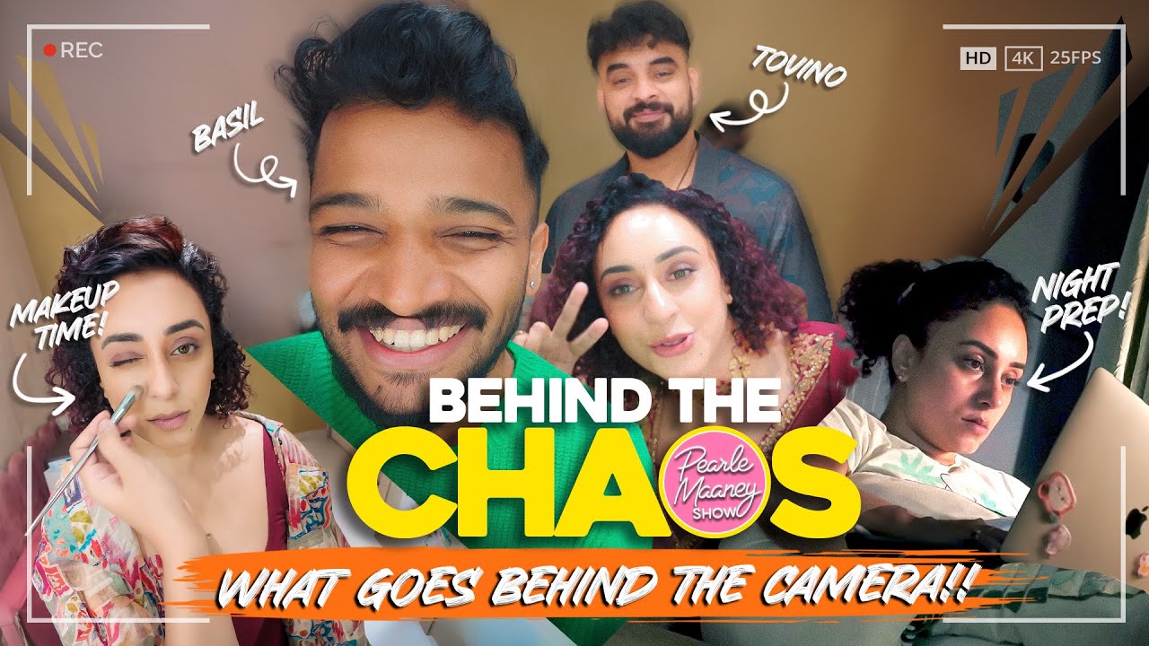What REALLY Happens Before Pearle Maaney Show 😂 | Basil Joseph & Tovino Thomas BTS