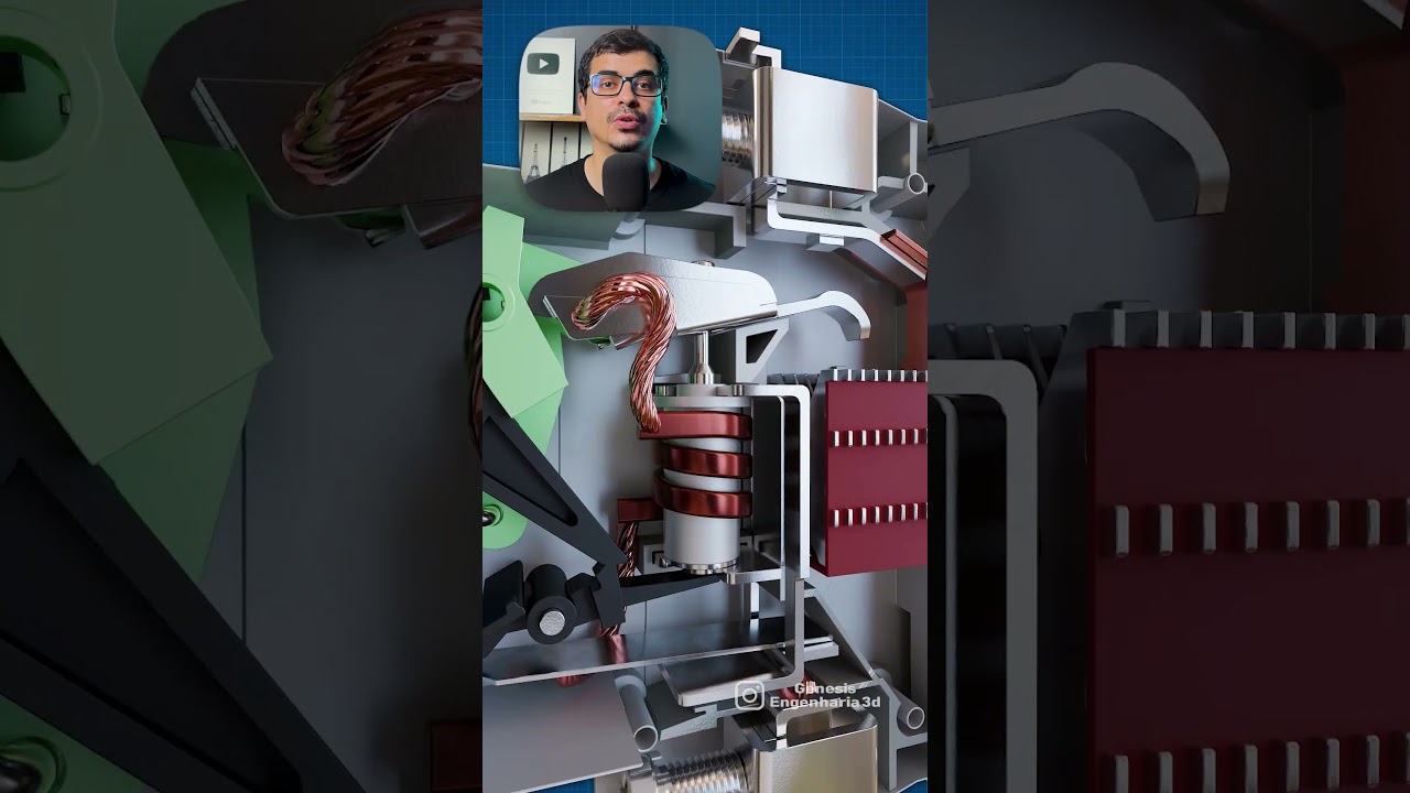 COMO FUNCIONA UM DISJUNTOR #eletrica #eletricista #eletricidade  #engenharia