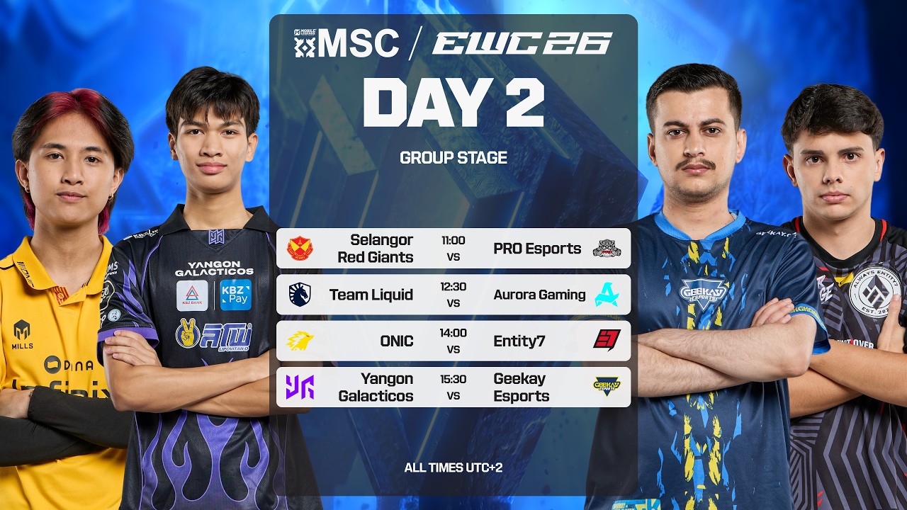 [LIVE] | MSC AT EWC Group Stage Day 2 | (ENG)