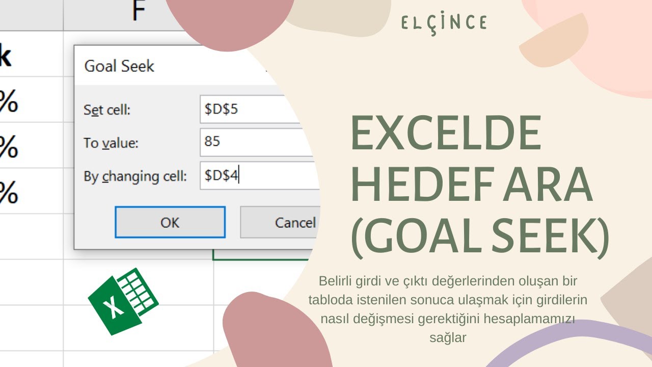 Excelde Hedef Ara (Goal Seek) Özelliği
