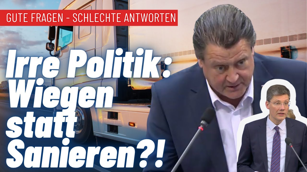 LKW wiegen statt Br&uuml;cken sanieren? Deutschlands wahnsinnige Verkehrspolitik