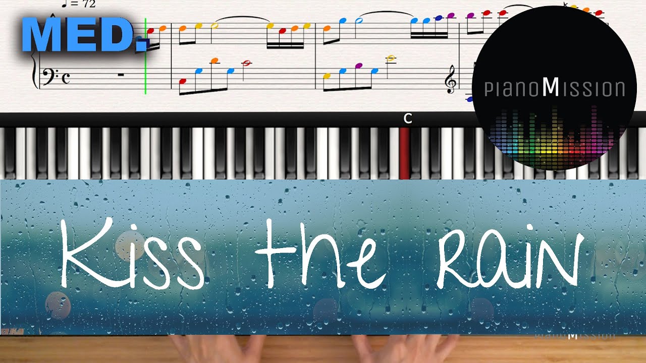 [Real Piano Tutorial] KISS THE RAIN with Follow-Up Tutorial