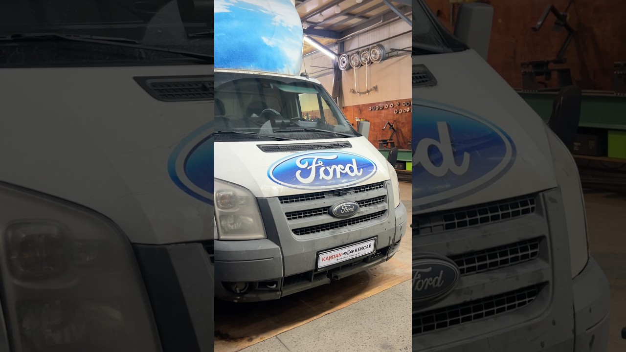 Ford Transit. При вибрации заменили крестовину и выполнили балансировку кардана.