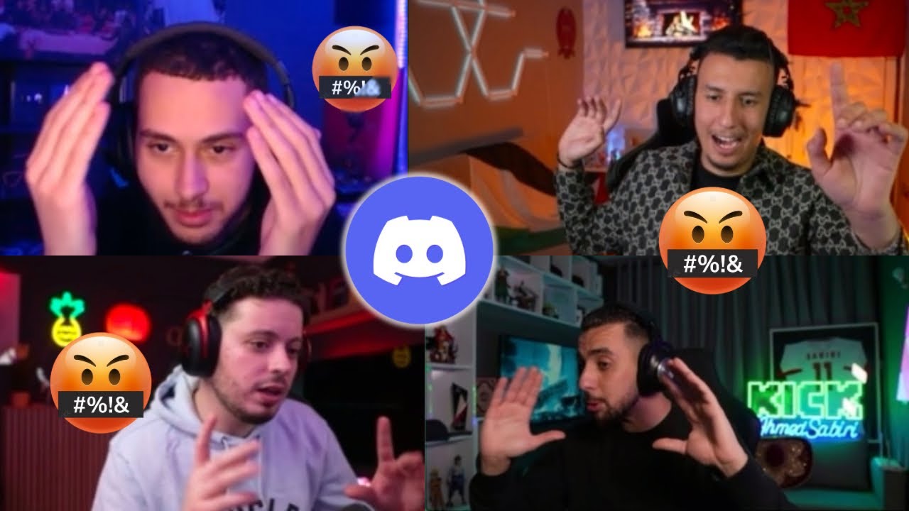 Hamrita, Bougassa ,Ahmed SABIRI o Danas mjam3in f Discord🤬🧨🔥