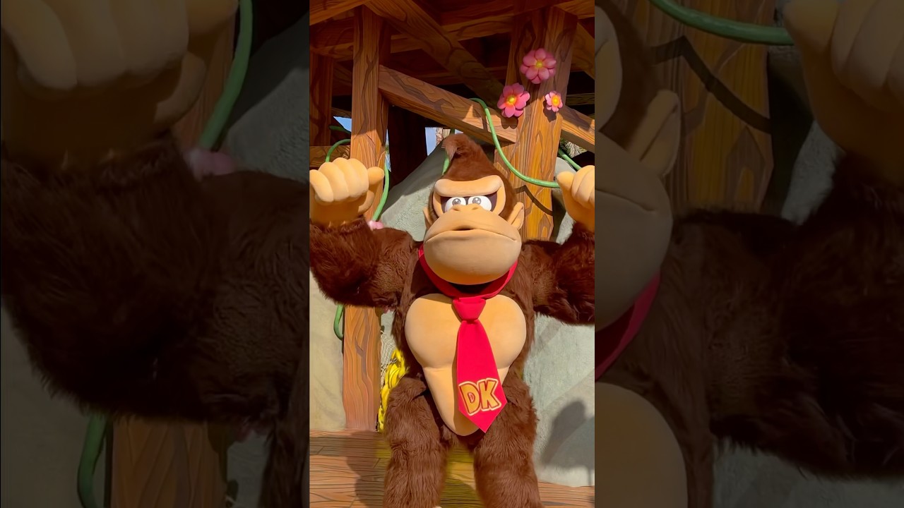 Donkey Kong Country in Super Nintendo World at Universal Studios Japan