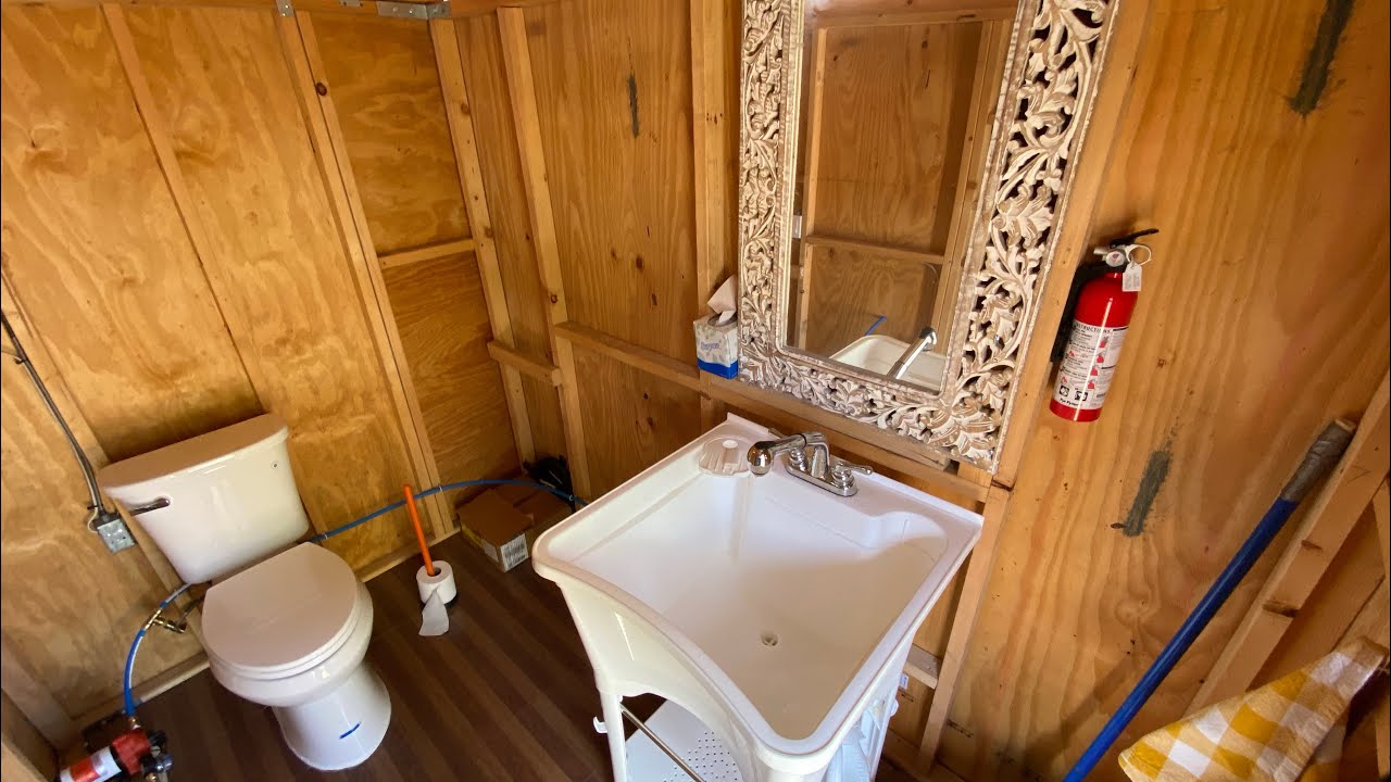 From Shed to Off-Grid Bathroom, part 1