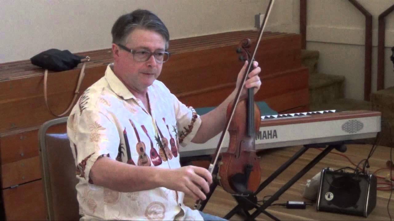 Basic Intro to Fiddle Bowing & A Very Easy Tune Is Demonstrated