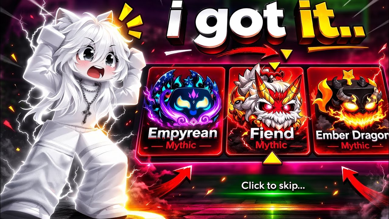 I Got the NEW Fiend Yeti Skin from Valentine Gacha 😳🔥 - BLOXFRUIT ❤️