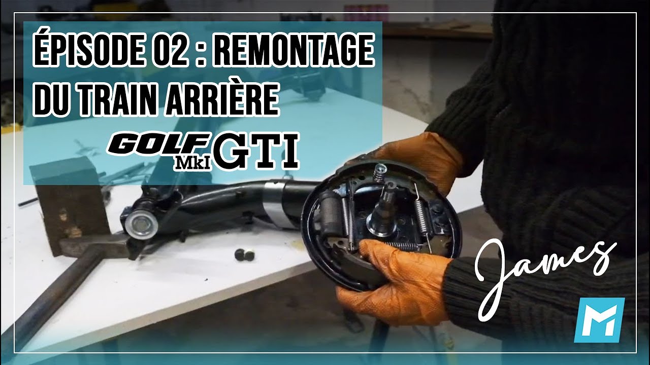 Remontage train arrière Golf 1 GTI - James