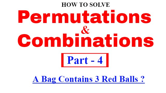 Permutations And Combinations Tricks for SBI & Bank PO [In Hindi] Part 4