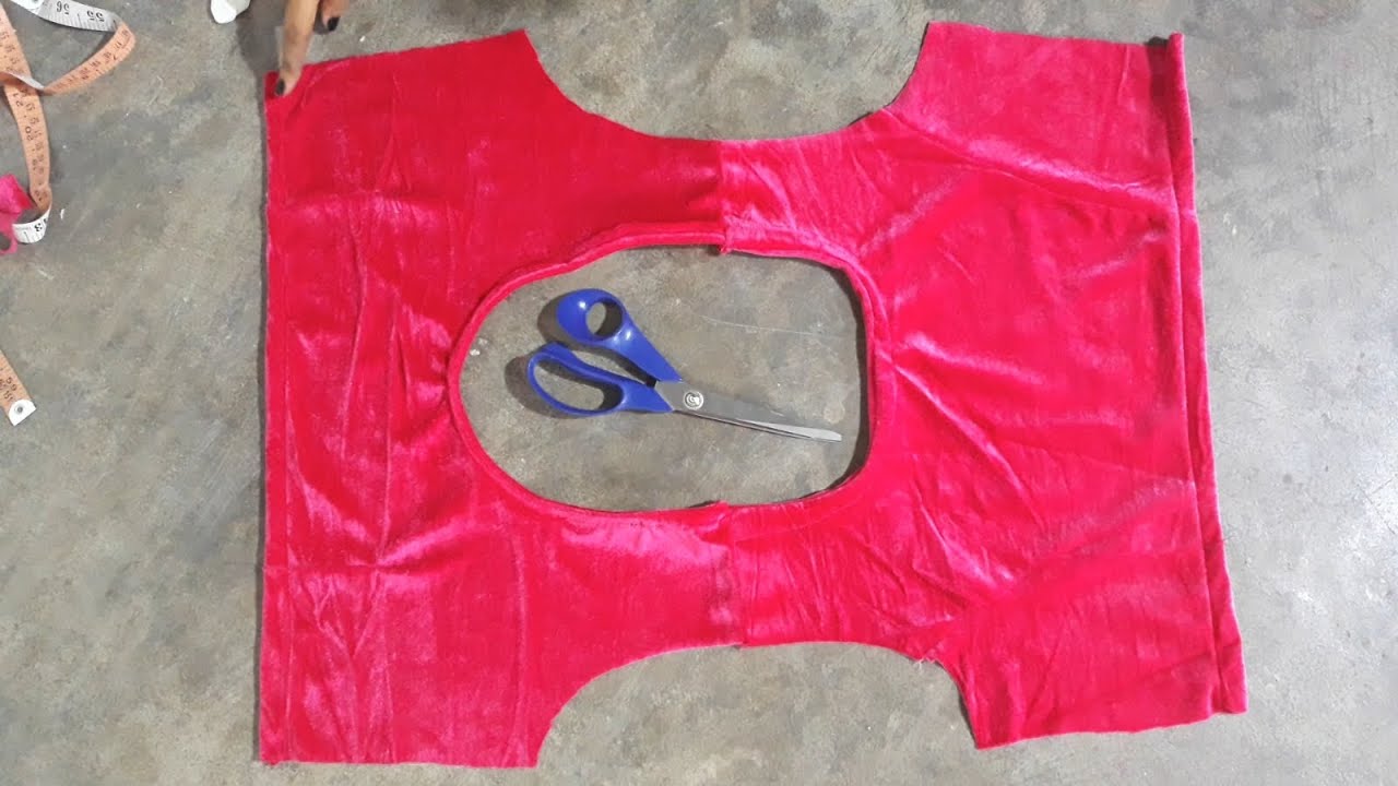 34 Bust Easy Blouse Cutting & Stitching | Beginners के लिए Princess Cut