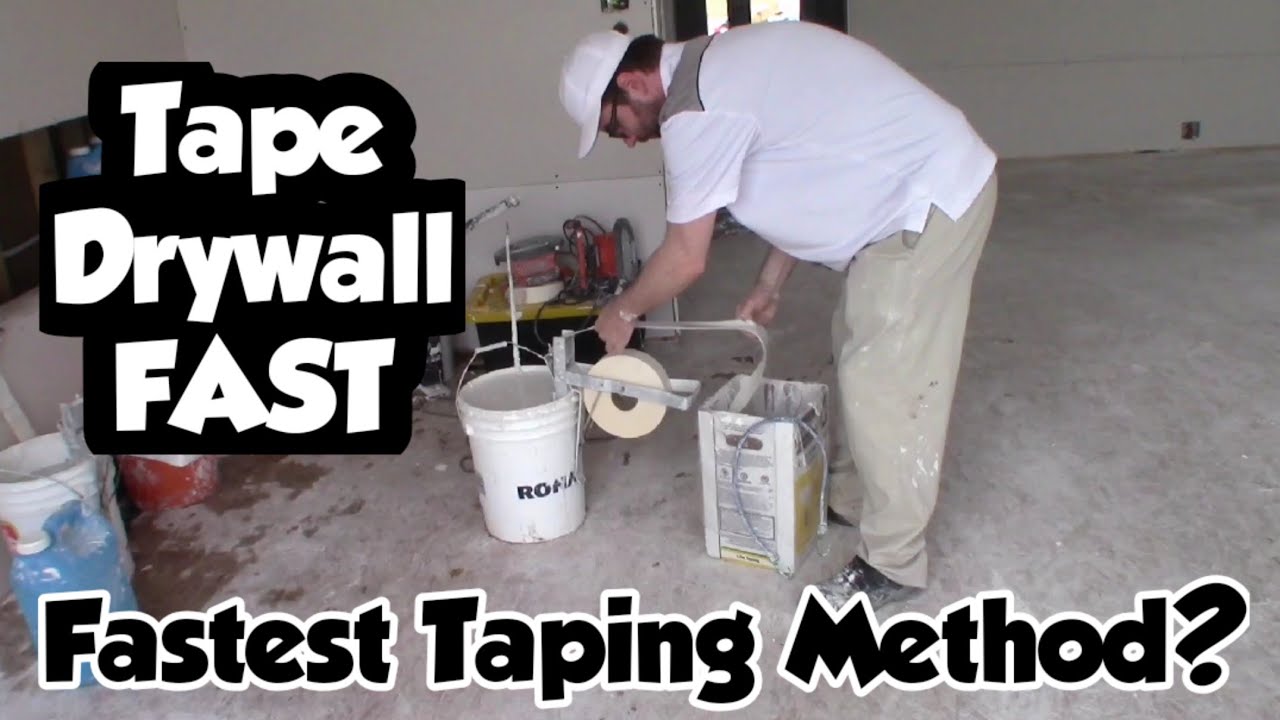 Taping Drywall with the Super Taper