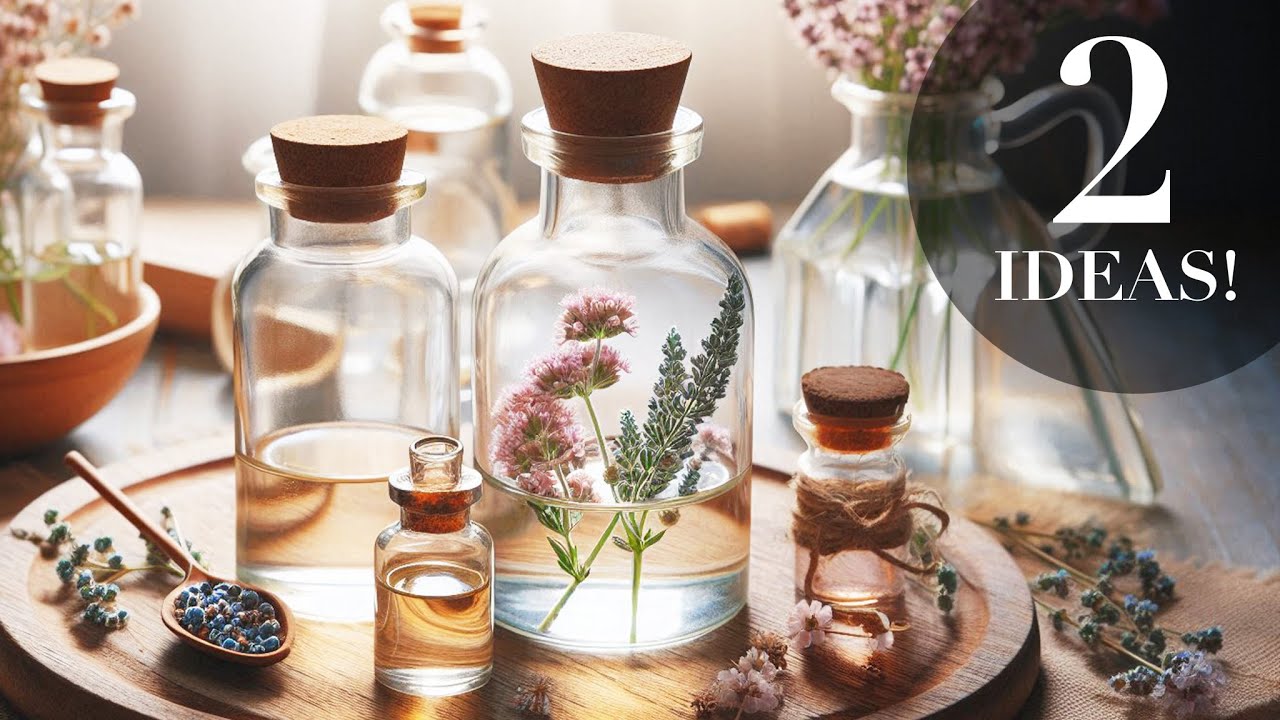 DIY 🌸 2 замечательные идеи со стеклянными банками и бутылками