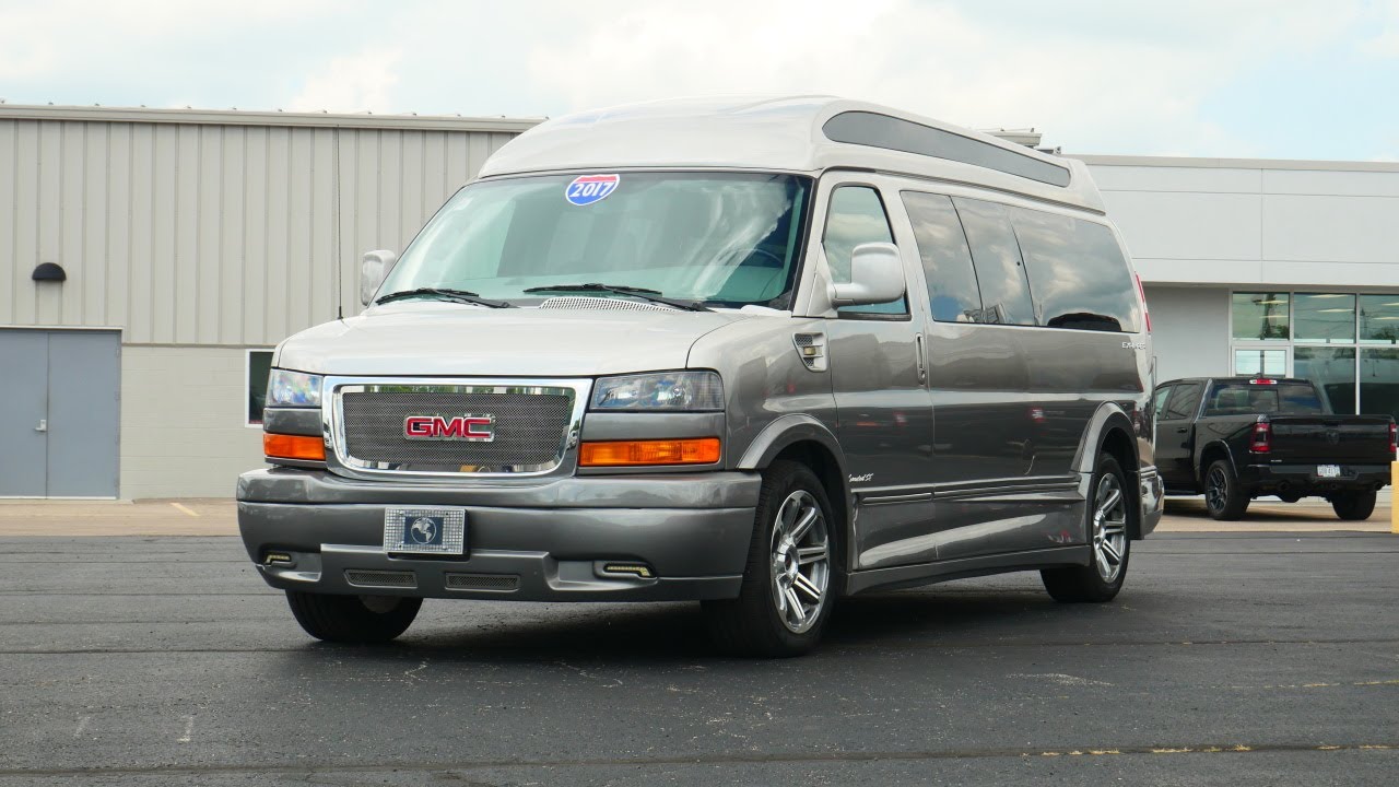 Custom Paint! 2017 GMC 9 Passenger Conversion Van By Explorer Vans | CP16585T