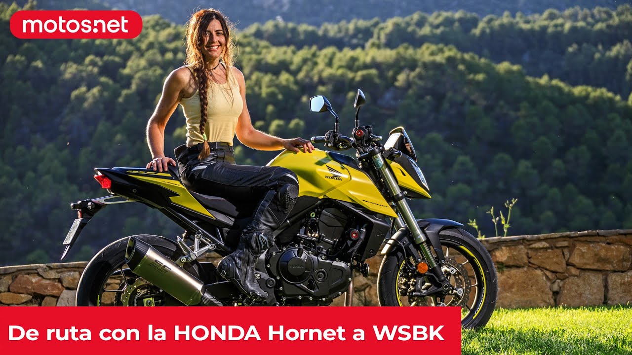 🛣¡De ruta con la Honda Hornet! / ¿Se pueden hacer trayectos largos? / Review español 4K / motos.net