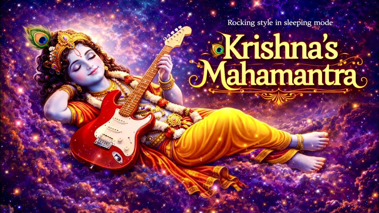 Krishna's Mahamntra rocking style in sleeping mode 😴