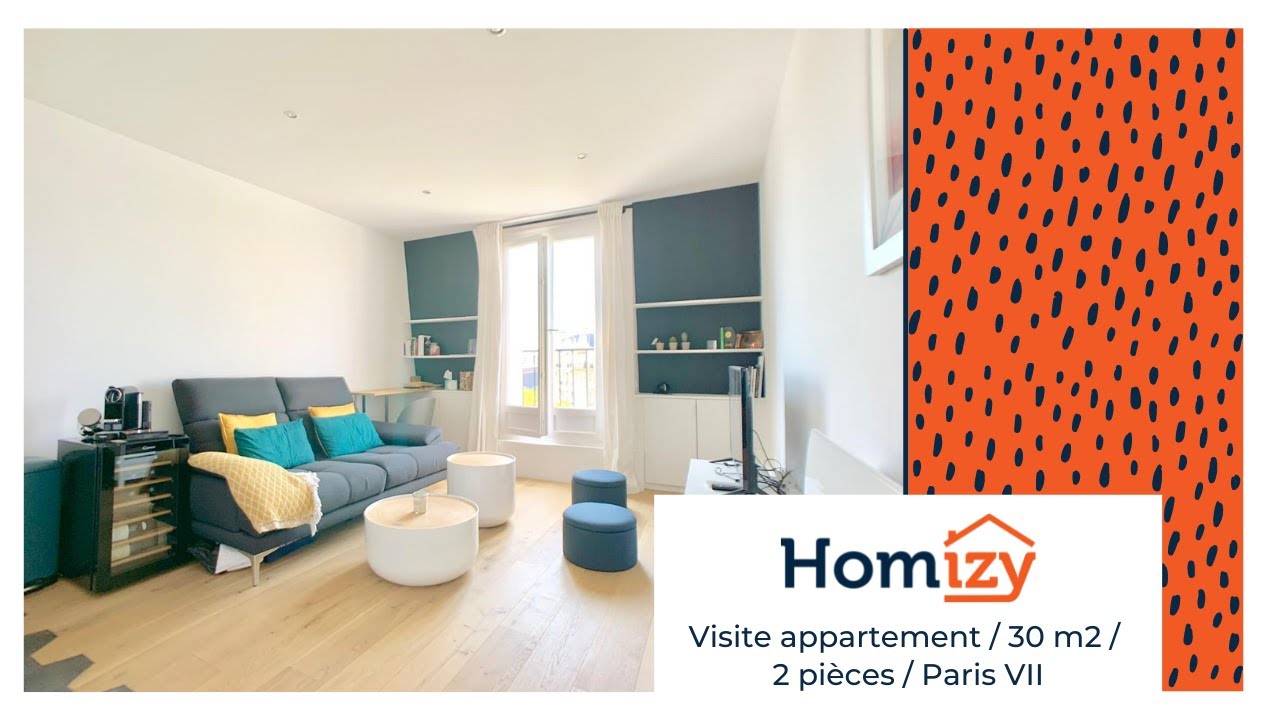 VISITE APPARTEMENT 🏠 2 PIÈCES - 30m2 - PARIS VII