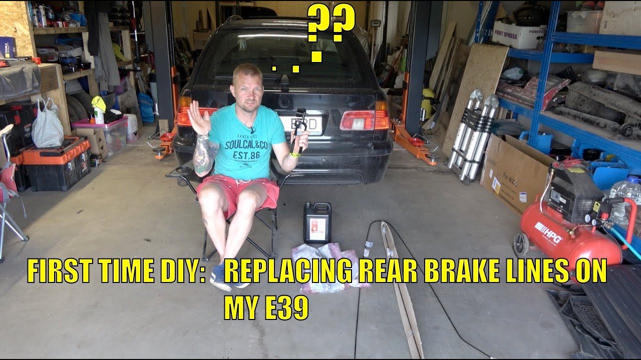UPGRADING BMW E39 WAGON REAR BRAKE LINES: EASY JOB TURNS INTO A NIGHTMARE!