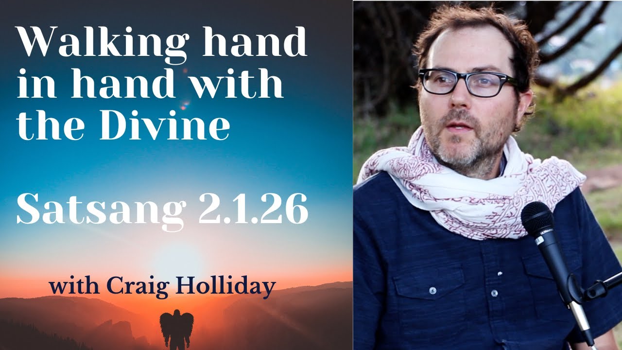 Walking hand in hand with the Divine Satsang 2.1.26