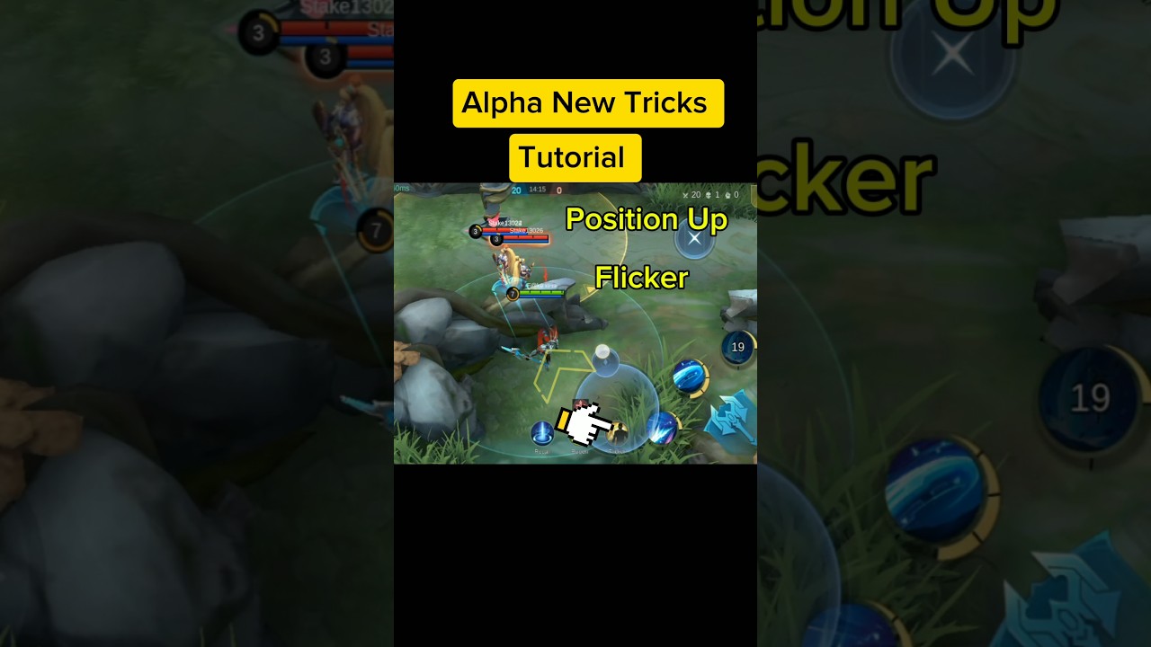 Alpha flicker combo Tutorial Mobile Legends #ml2b #alpha  #mlbbalpha #tutorial #tutorialmlbb