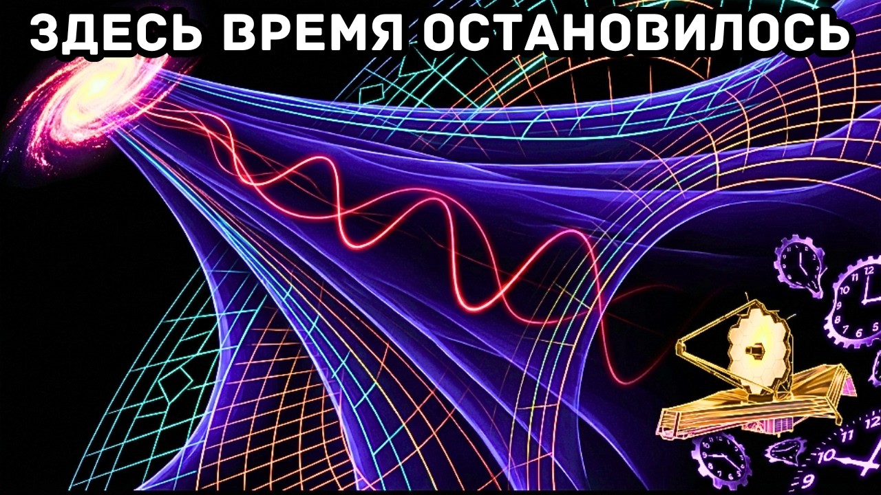 Джеймс Уэбб обнаружил галактику, где время полностью остановилось.
