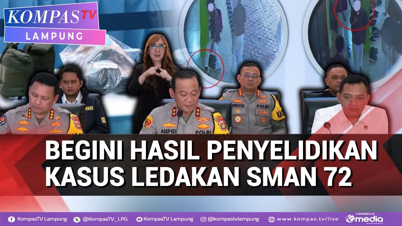 FULL Beberkan Hasil Olah TKP hingga Rekaman CCTV Kasus Ledakan SMAN 72 Jakarta