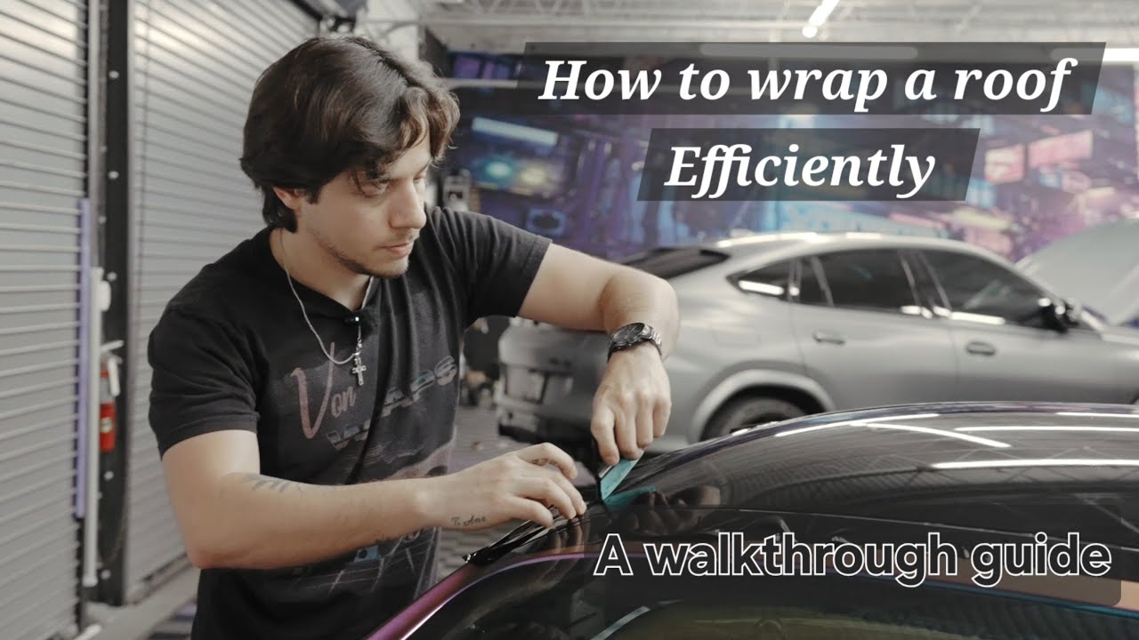 How to wrap a roof like a pro (Full Tutorial)