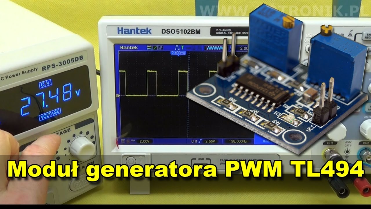 Moduł generatora PWM TL494