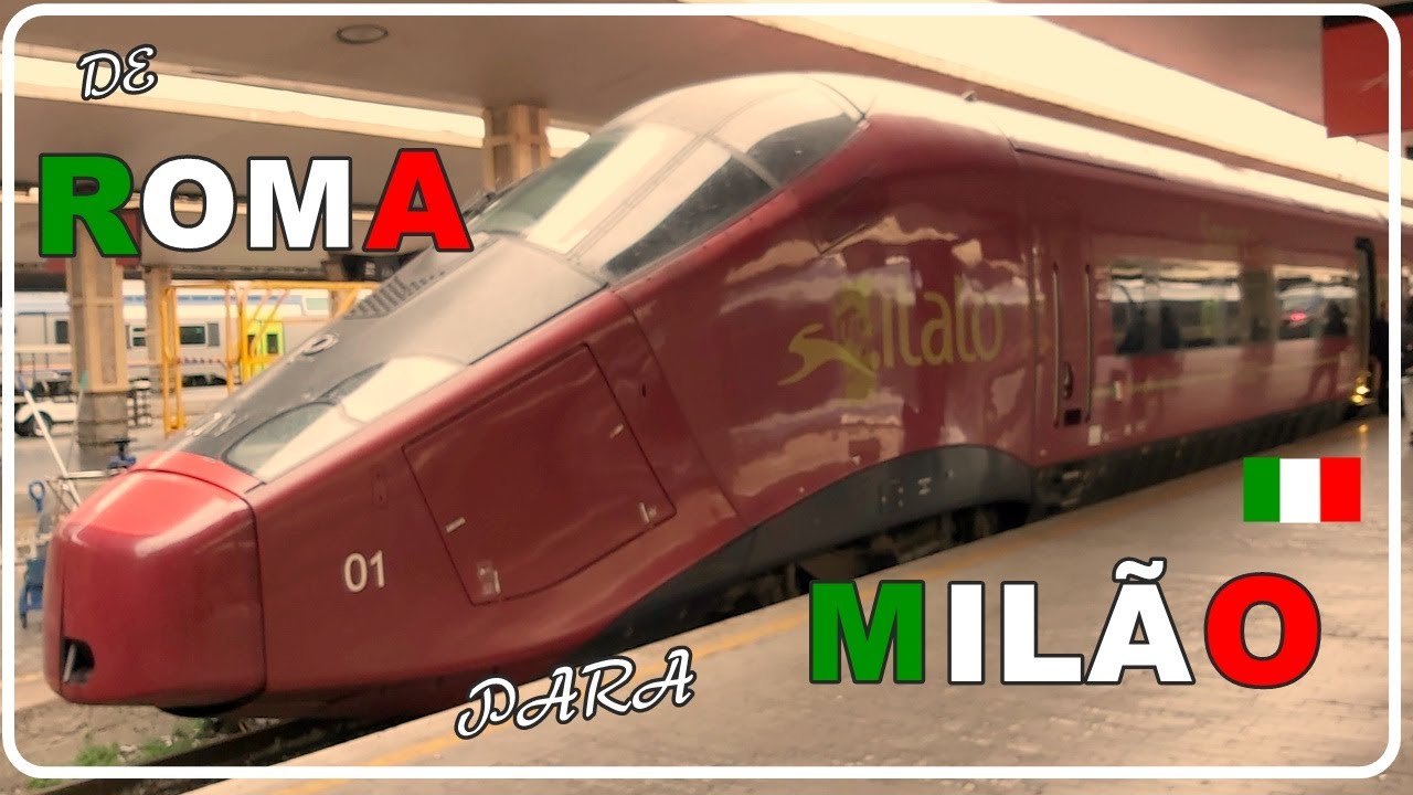 DE ROMA PARA MILÃO NO TREM DE ALTA VELOCIDADE | CAÍ EM UM GOLPE NA TERMINI | Vlog 4 na Itália