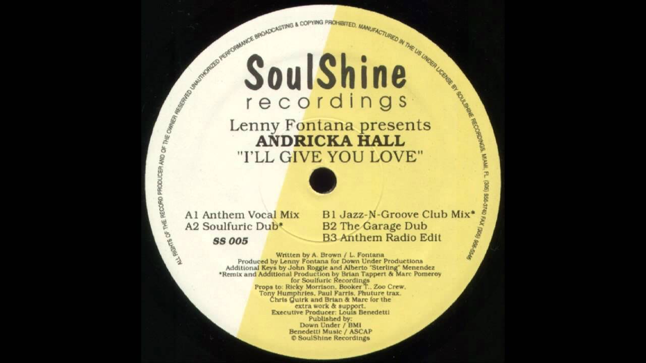 Andricka Hall - I'll Give You Love (Jazz-N-Groove Club Mix)