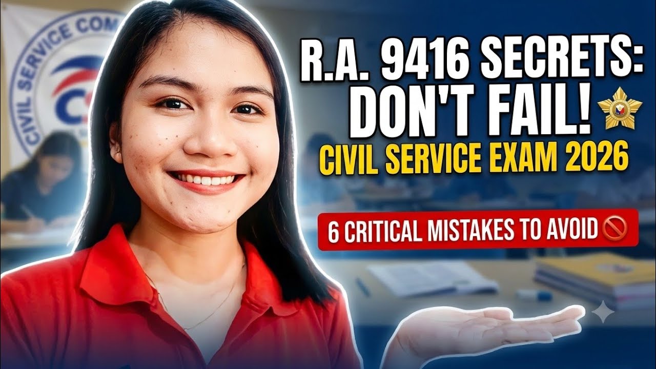 Republic Act 9416 | Civil Service Exam Professional & Sub-professional Level (Must watch!)