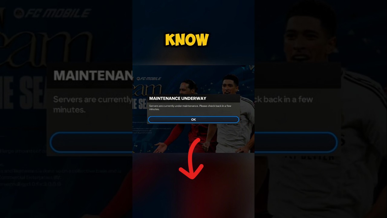 Техническое обслуживание сервера EA FC MOBILE. Новые обновления 2025 года в FC MOBILE 25 #shorts ...