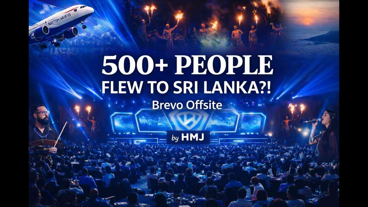 Inside Brevo’s 500+ Participants Global Offsite in Sri Lanka | Executed by Host My Journey 